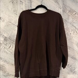 lululemon athletica Brown Sweatshirt